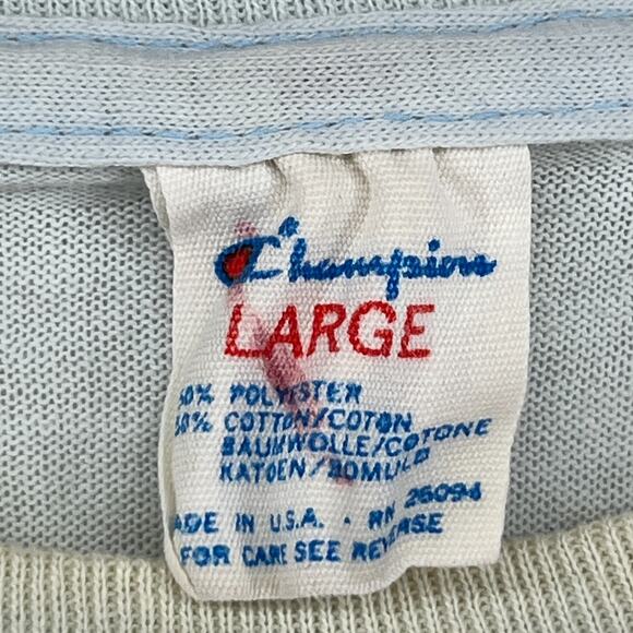 Vtg ARCHBISHOP MOLLOY Shirt L HS '86 CITY CHAMPS Champion Track Field Briarwood - Picture 5 of 15